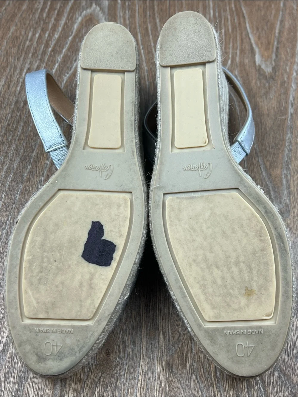 600 CASTAÑER CARISSA espadrlle wedge Espadrille Wedge Slingback Shoes 40